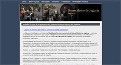 Desktop Screenshot of nuevomesterdejuglaria.com